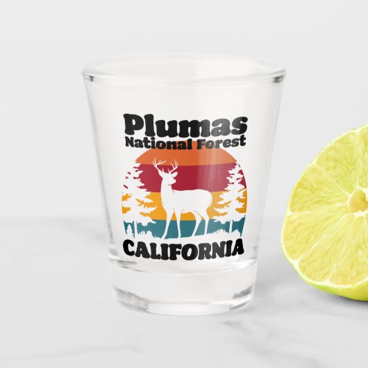 プラマス国立森林カリフォルニア ショットグラス (正面)
