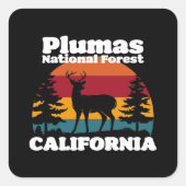 プラマス国立森林カリフォルニア スクエアシール (正面)
