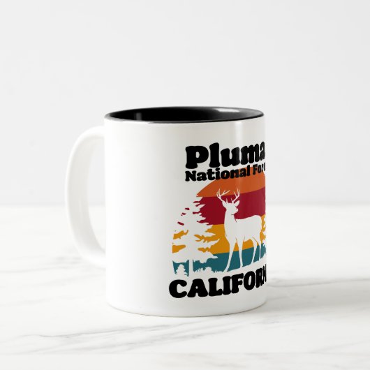 プラマス国立森林カリフォルニア ツートーンマグカップ (正面左)