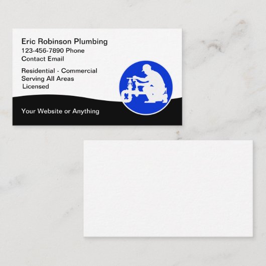 プラマーが使用できるロゴの名刺 名刺 (正面/裏面)