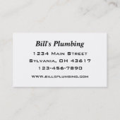 プラマーの名刺 名刺 (裏面)