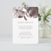 プラムかわいらしフローラ結婚ズゲスト詳細 エンクロージャーカード (スタンド正面)