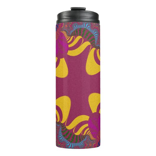 プラムとイエロークロス タンブラー (正面)