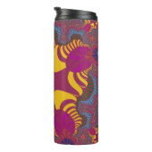 プラムとイエロークロス タンブラー (回転右)