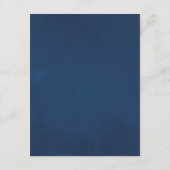 プラムとネイビーのウォーター結婚カラーズゲスト詳細 エンクロージャーカード (裏面)