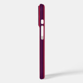 プラムと赤のキャンディストライプ Case-Mate iPhoneケース (裏面 / 左)