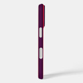 プラムと赤のキャンディストライプ Case-Mate iPhoneケース (裏面 / 右)