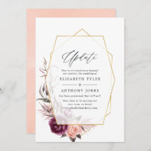 プラムと赤面フローラのジオメト結婚リの更新