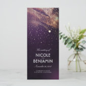 プラムと金ゴールド射撃、 発砲スターナイト結婚式 プログラム (スタンド正面)