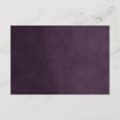 プラムのストリングラ結婚イトの挿入カード エンクロージャーカード (裏面)