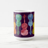 プラムのバイオリンの虹 コーヒーマグカップ (中央)