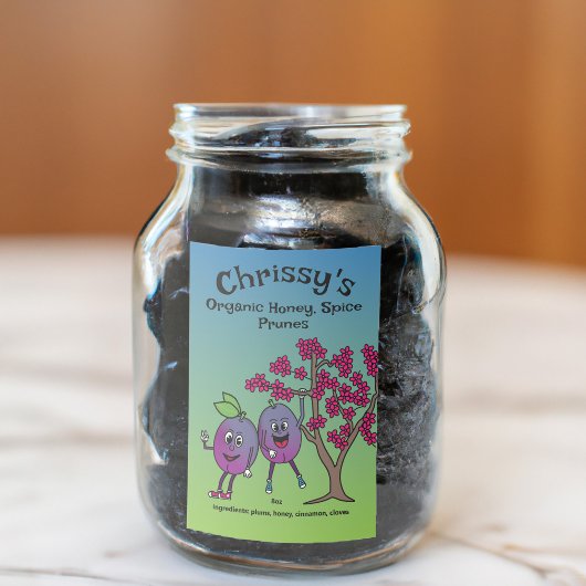 プラムのパルおもしろいス漫画のプルーンの保存管理と多く フードラベル