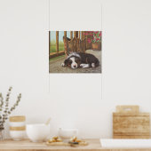 プラムの半袖ポスター ポスター (キッチン)