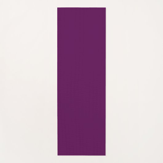 プラムの完璧エレガント – プ無地のム – ヨガマット (正面)