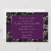 プラムエレガンスハートフローラ旋回 招待状 (裏面)