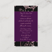 プラムエレガンスハートフローラ渦巻き エンクロージャーカード (裏面)