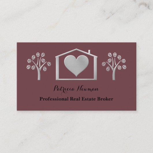 プラムエレガントプロエステート実在ブローカーの名刺 名刺 (正面)