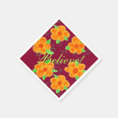 プラムオレンジアンドライム スタンダードカクテルナプキン (角)