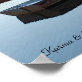 プラムオーチャードレイクバイカルマ&エフェクトフォトグラフィックス ポスター (角)