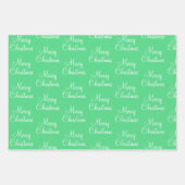 プラムカーキとシーホムグリーン ラッピングペーパーシート (正面2)