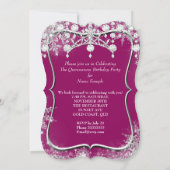 プラムキンセアニェラ15thウィンターワンダーランド 招待状 (裏面)