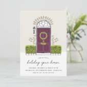 プラムクリスマスドア | ホリデーオープン ハウス 招待状 (スタンド正面)