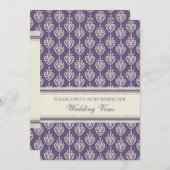 プラムクリ結婚ームの誓いの更新招待状 招待状 (正面/裏面)