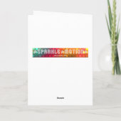 プラムグリッタードリームスパークルシャイン カード (裏面)