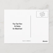 プラムケルト結び目模様デザイン写真 ポストカード (裏面)