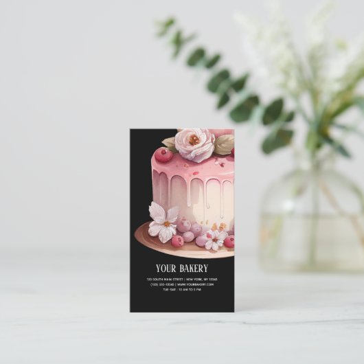 プラムケーキ名刺 名刺 (スタンド正面)