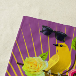 プラムサンシャイン&露ドロップ ビーチタオル