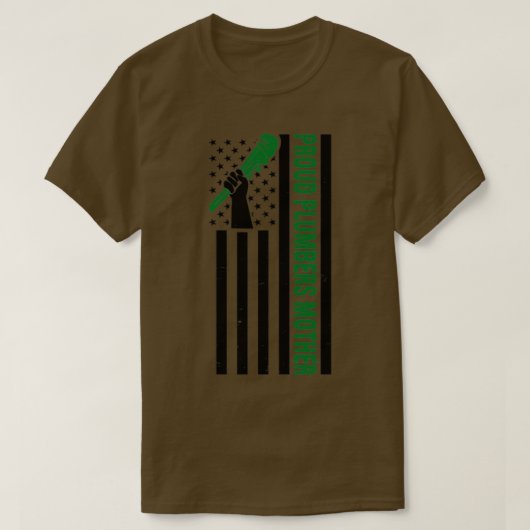 プラムシャツ誇りを持ったの母ギフト Tシャツ (デザイン正面)