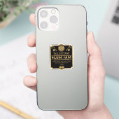 プラムジャムの節約製造業者 シール (スマートフォン)