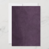 プラムストリングライト引っ越し祝いパーティーパーティの招待状 招待状 (裏面)