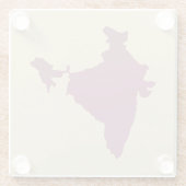 プラムスパイスモーズインド ガラスコースター (裏面)