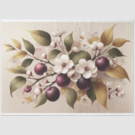 プラムスブロッサムデコページティッシュペーパー 薄葉紙