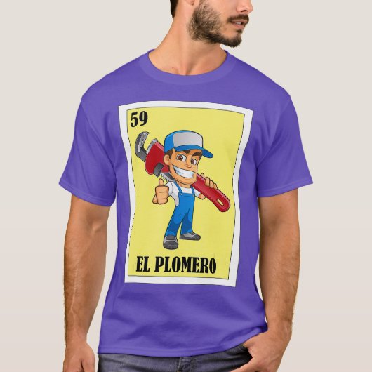 プラムスペインのー宝くじギフトメキシコ宝くじEl Tシャツ (正面)