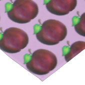 プラムスライプサマーパープルプラムフルーツプリント テーブルクロス (アングル)