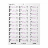 プラムスワールウッドグレインツリー差出人住所#2 ラベル (フルシート)