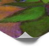 プラムズキャンバス印刷のピッチャー ポスター (角)