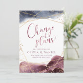 プラムダスト水の色平面図の幾何学的な変化 招待状 (スタンド正面)