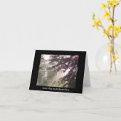 プラムツリー悔やみや弔慰カード カード (黄色い花)