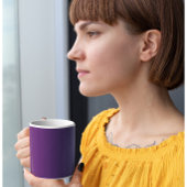 プラムトワイライトエレガント – プラムブルーグラディエントマグ コーヒーマグカップ