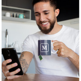 プラムトワイライト – モノグラムグラディエントコーヒーマグ コーヒーマグカップ