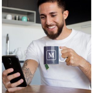 プラムトワイライト – モノグラムグラディエントコーヒーマグ コーヒーマグカップ