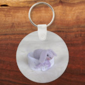 プラムバニーキーチェーン キーホルダー (正面)