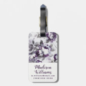 プラムバラのにおい ラゲッジタグ (裏面縦)