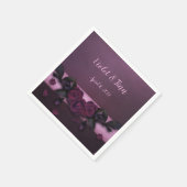 プラムバラ スタンダードカクテルナプキン (角)