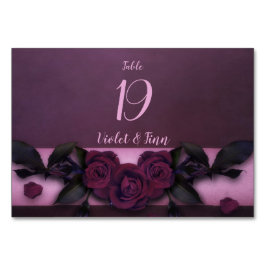 プラムバラ テーブルナンバー