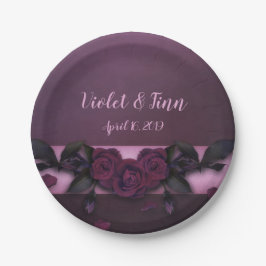 プラムバラ ペーパープレート